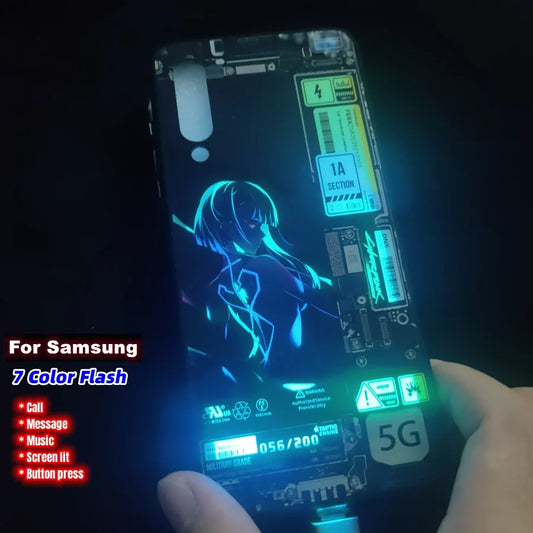 Luxury Light Led Case - Samsung - Options inside