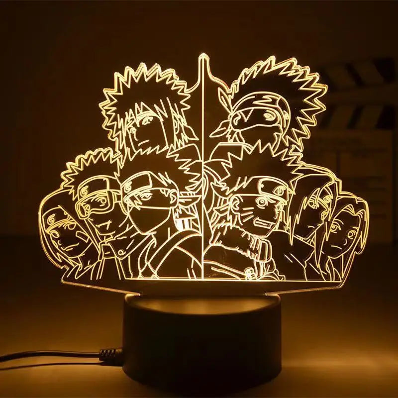3D LED Lamp - Naruto Edition