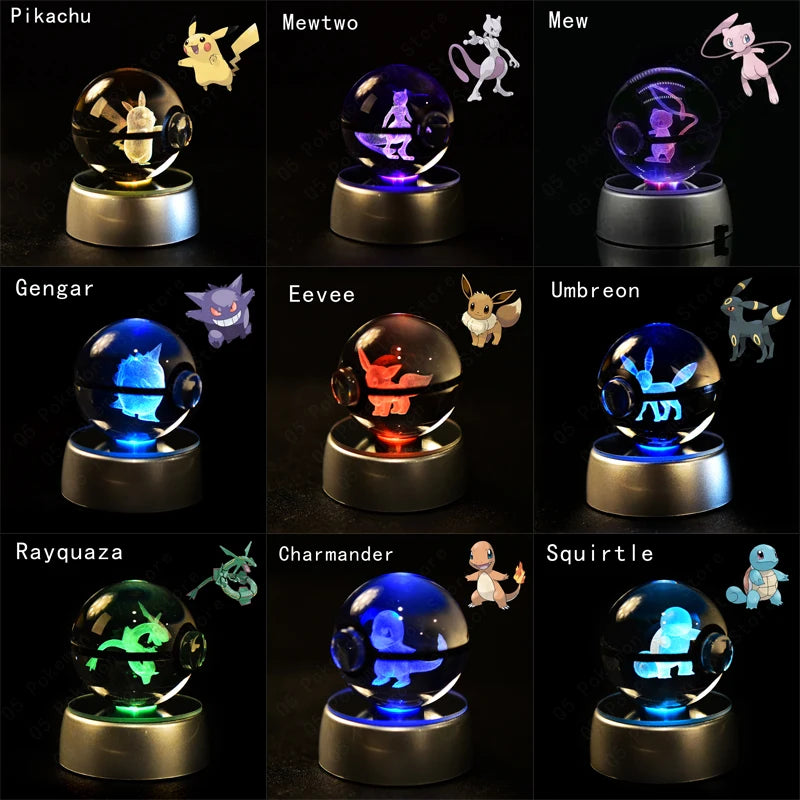 3D Crystal Pokémon Ball