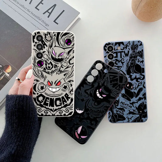 Gengar and Mewtwo Pokemon - Case For Samsung